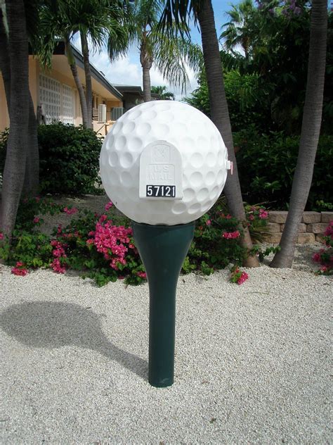 golf ball mailbox